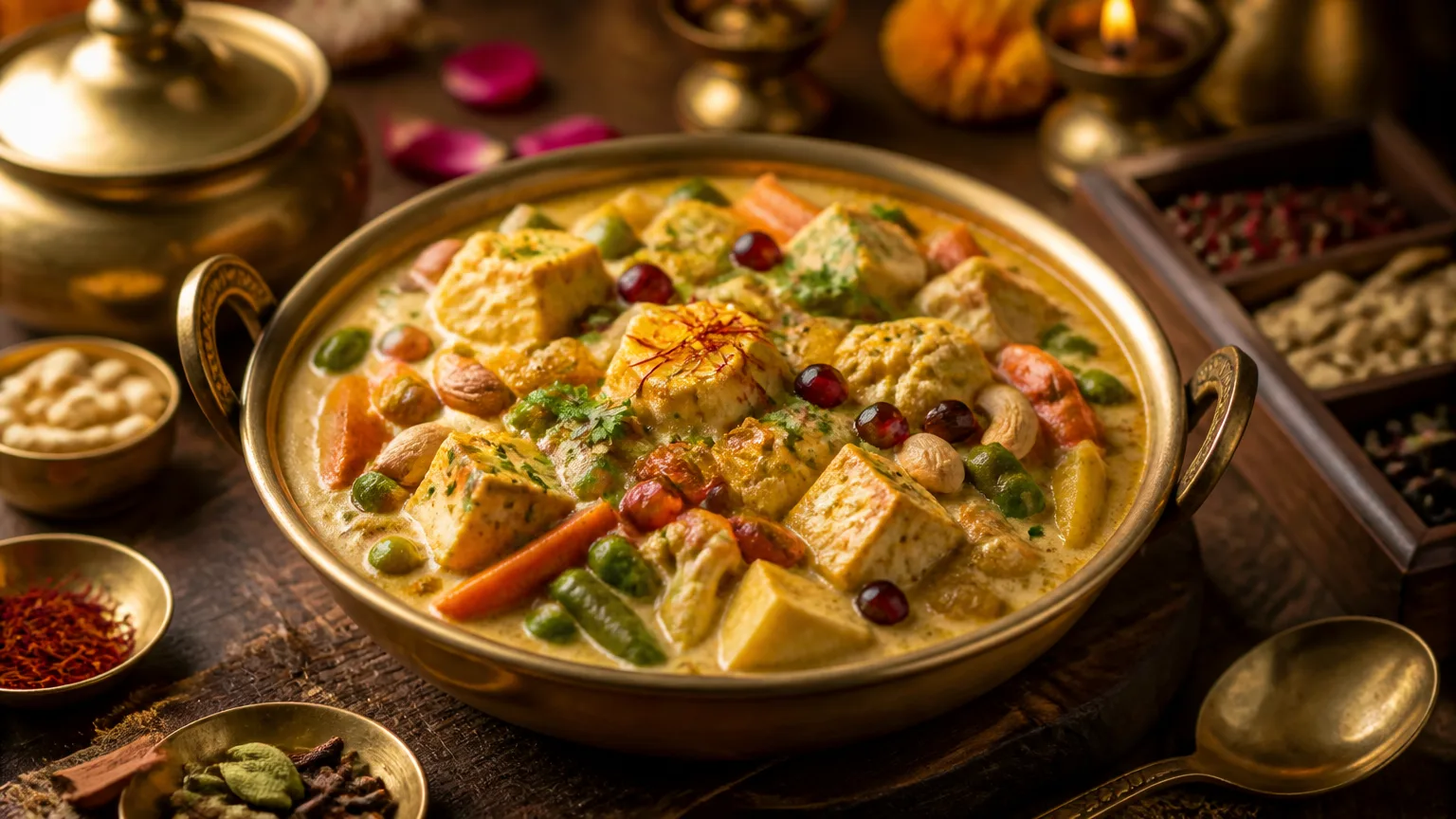 Master the Navratan Korma Recipe: A Divine Hare Krishna Guide
