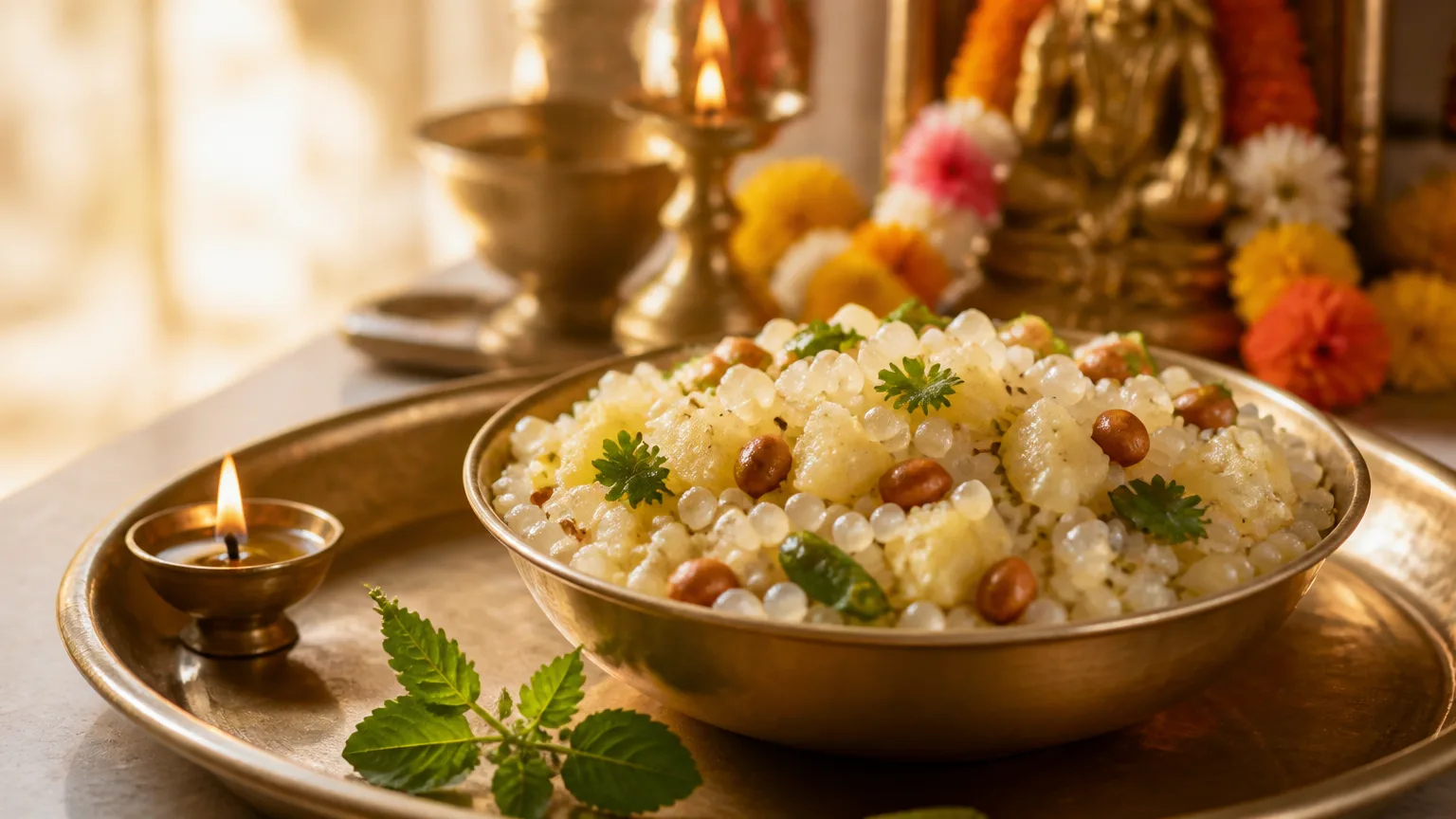 Sabudana Khichdi Recipe ISKCON Devotees Can Offer at Home