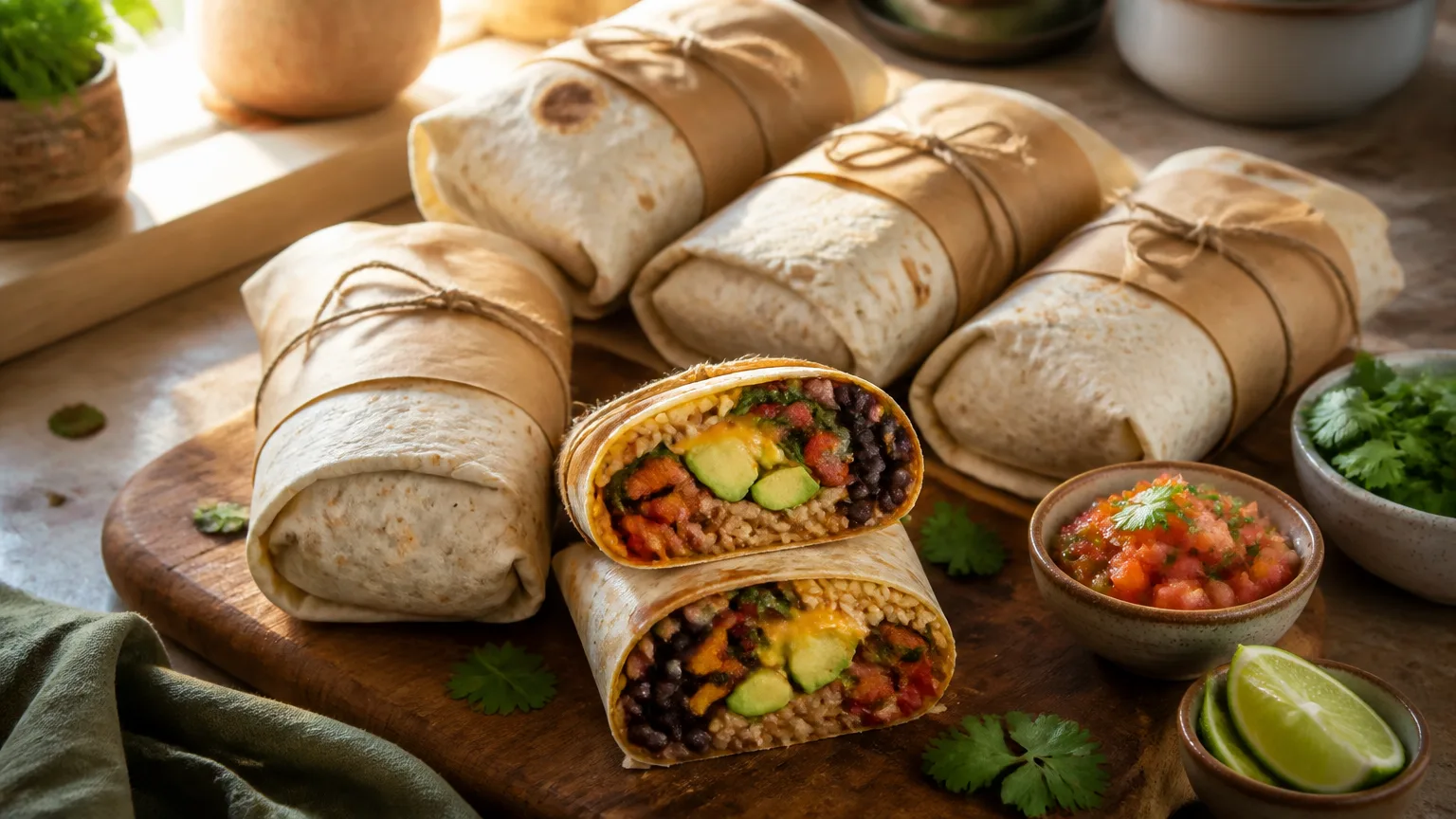 Meal Prep Burritos: Easy Vegetarian Fillings for Freezer-Friendly Meals